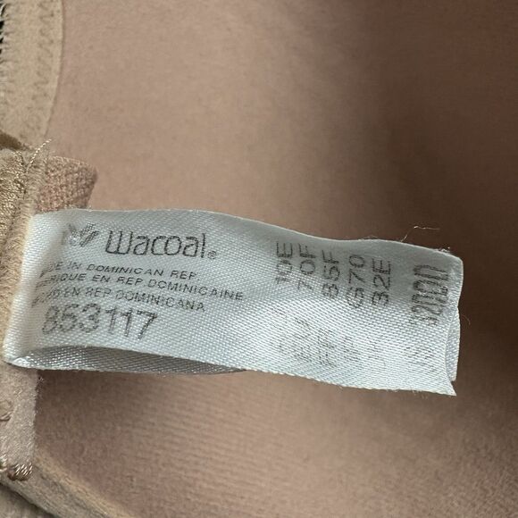 Wacoal 853117 La Femme Underwire T-Shirt Bra Size 32DDD Beige - Picture 3 of 8